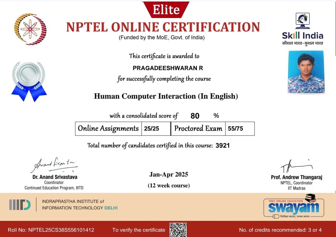 NPTEL Certification